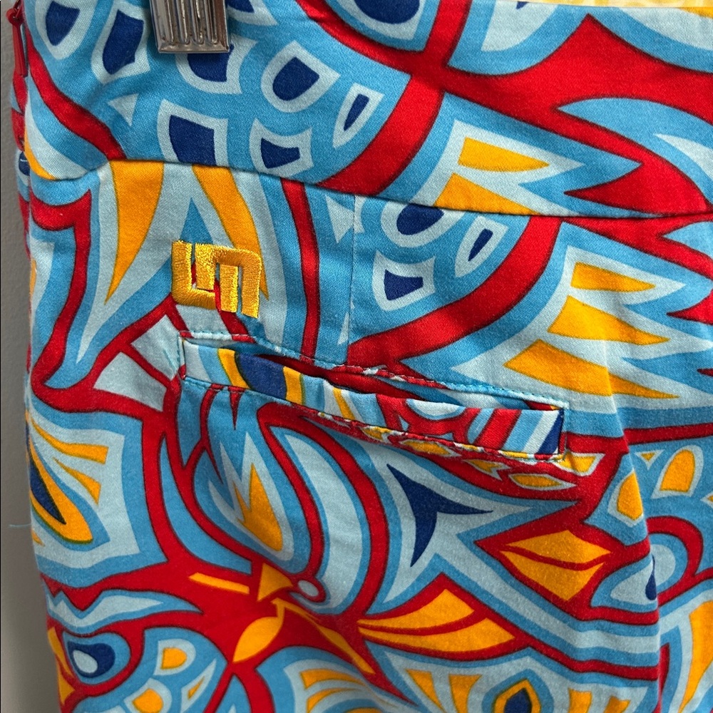 Loudmouth Ladies Colorful Bird and Floral Patterned Skort - Picture 4 of 9